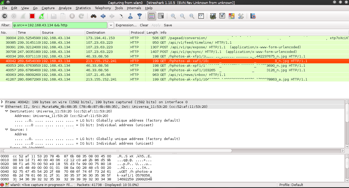 wireshark tutorial session hijacking 2016